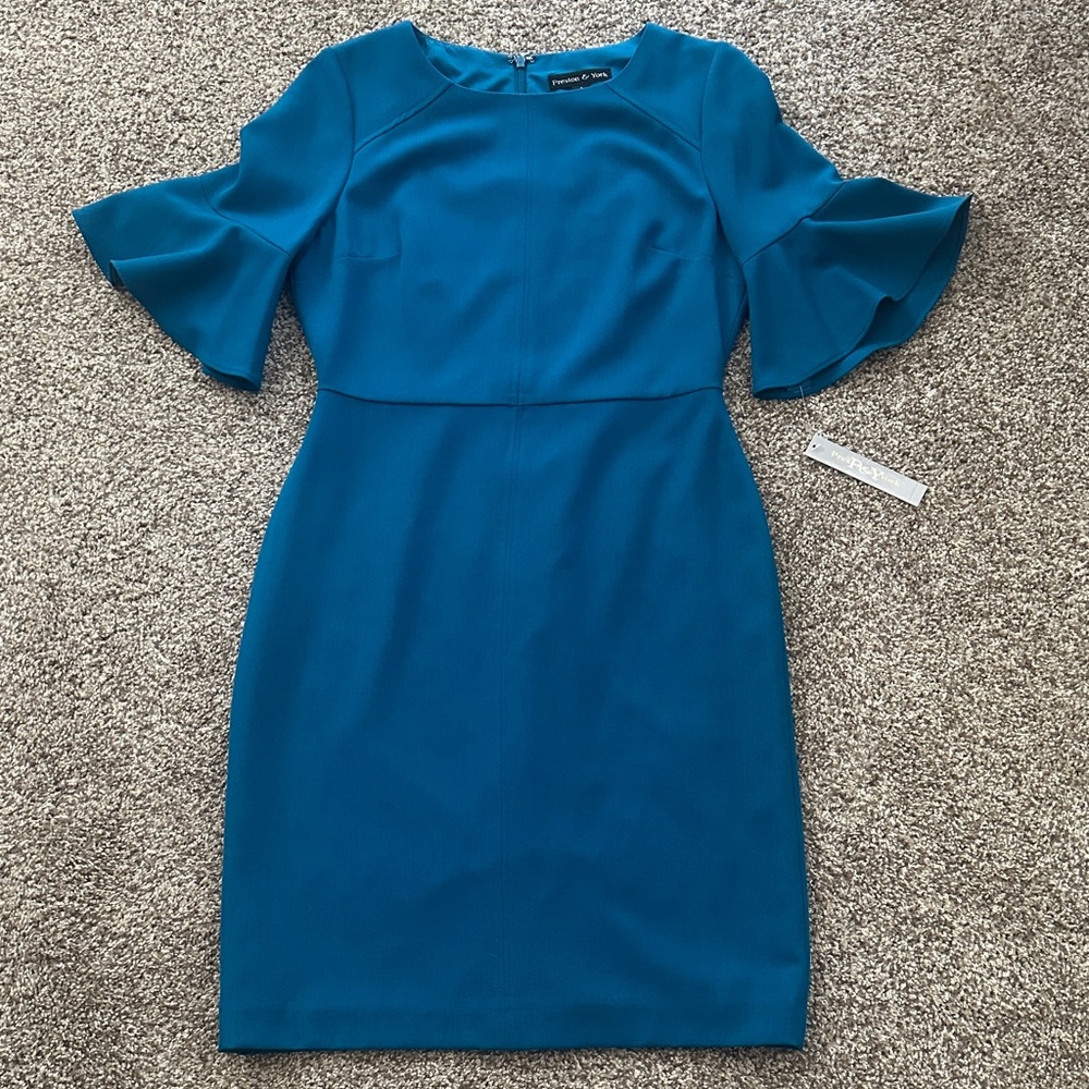 Preston & York Teal Midi Dress